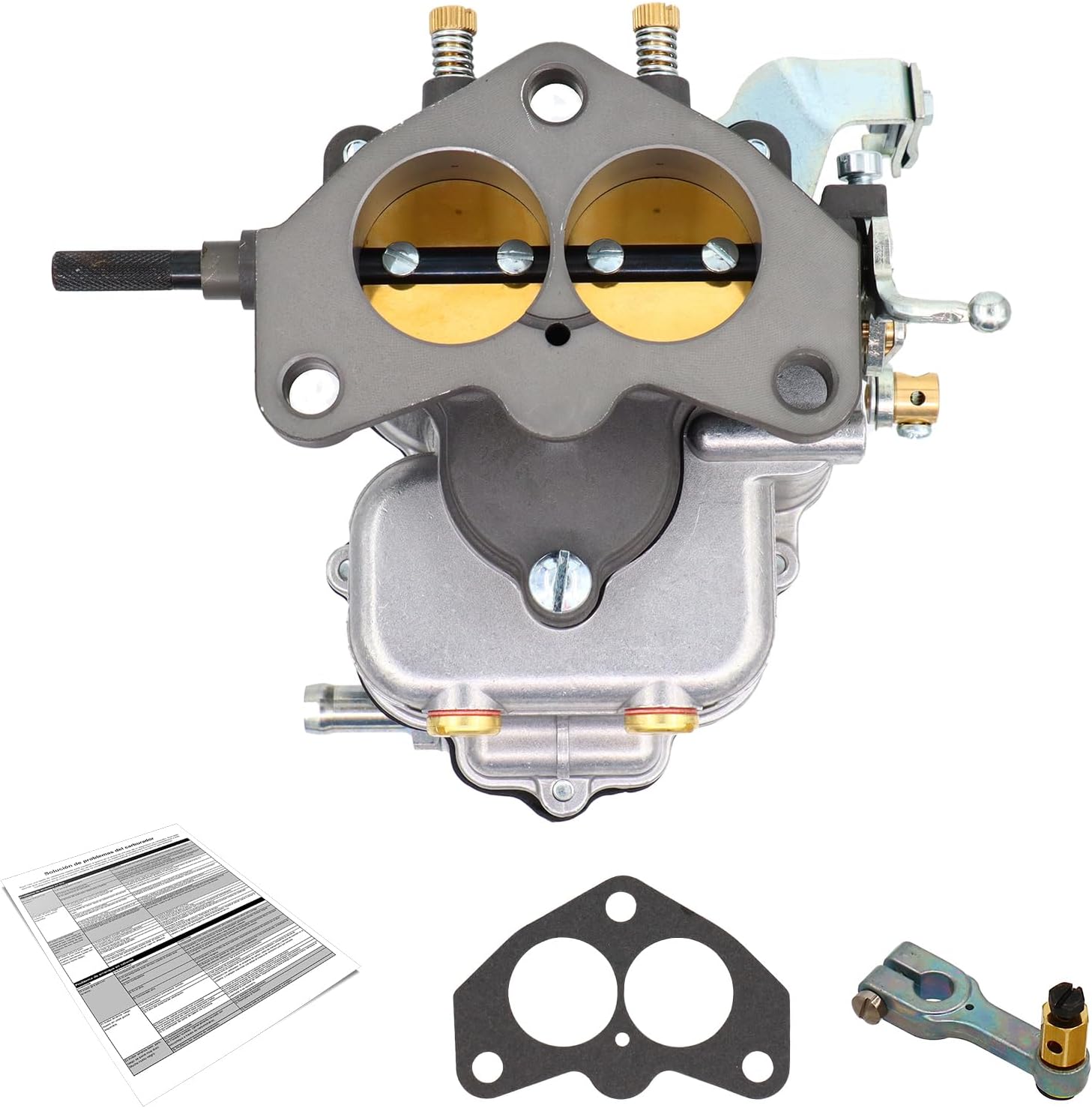 New 2 Barrel Carburetor for Holley 94 Model Carburetor for 1932-1953 Ford Trucks Flathead LongShaft V8 engines 2 Barrel Carb Manual/Mechanical Choke