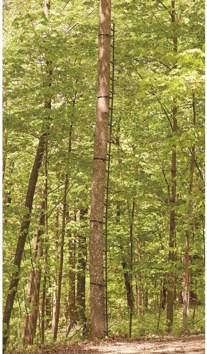 Guide Gear Full Step Climbing Stick Ladder for Tree Stands, Deer Hunting Gear and Accessories, Full Step, 25’