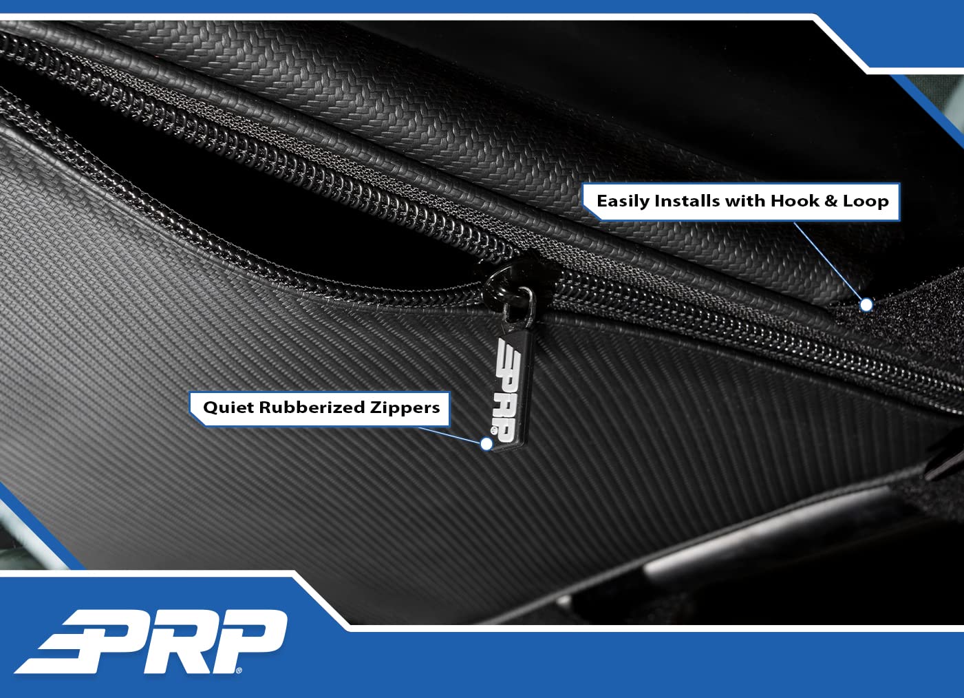 PRP Seats E93-210 Black Overhead Bag, Durable, Water Resistant Storage Bag Organizer for UTV Roof with Zippered Pockets, Easy Install, Compatible with Polaris RZR PRO XP, 23? x 35? x 2?, Black