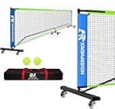 22FT Regulation Size Pickleball Net for Driveway, Outdoor Balls and Portable Carry Bag, Weather Resistance Strong Steel Frame