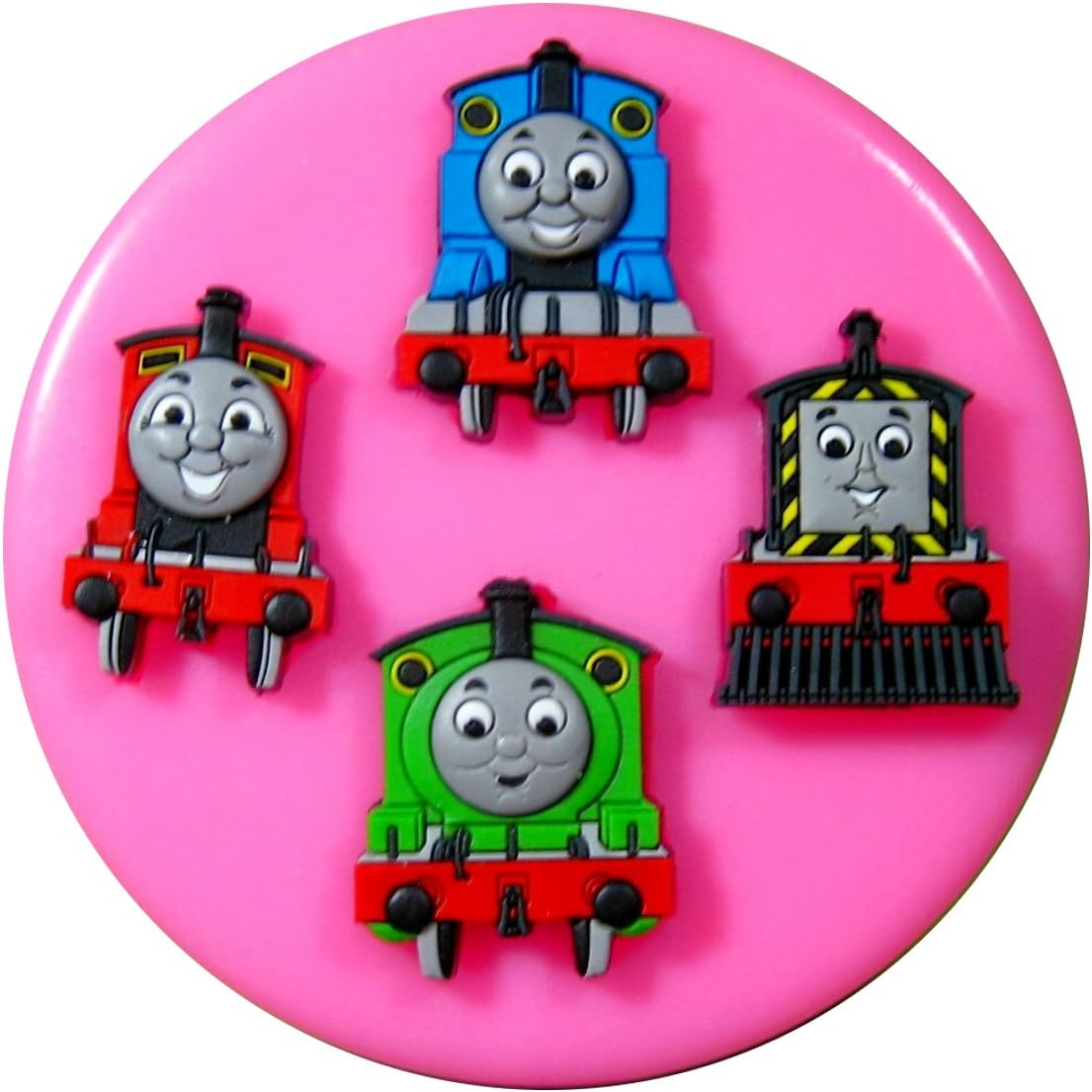 Thomas The Tank Engine & Friends Silicone Mould Mold for Cake Decorating Cake Cupcake Toppers Icing Sugarcraft Tool by Fairie Blessings