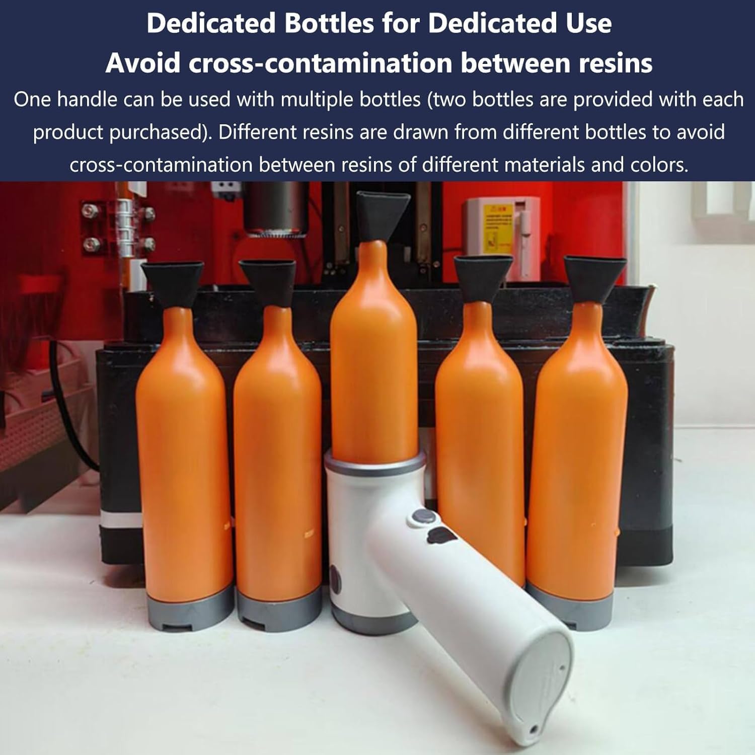 Kit De Bomba Para Reciclaje De Resina De Impresora 3d, Recolección De Residuos Con 2 Botellas De 300 Ml, Herramienta Eficiente Para La Recuperación De Resina, Diseño De Boquilla De Pico De Pato