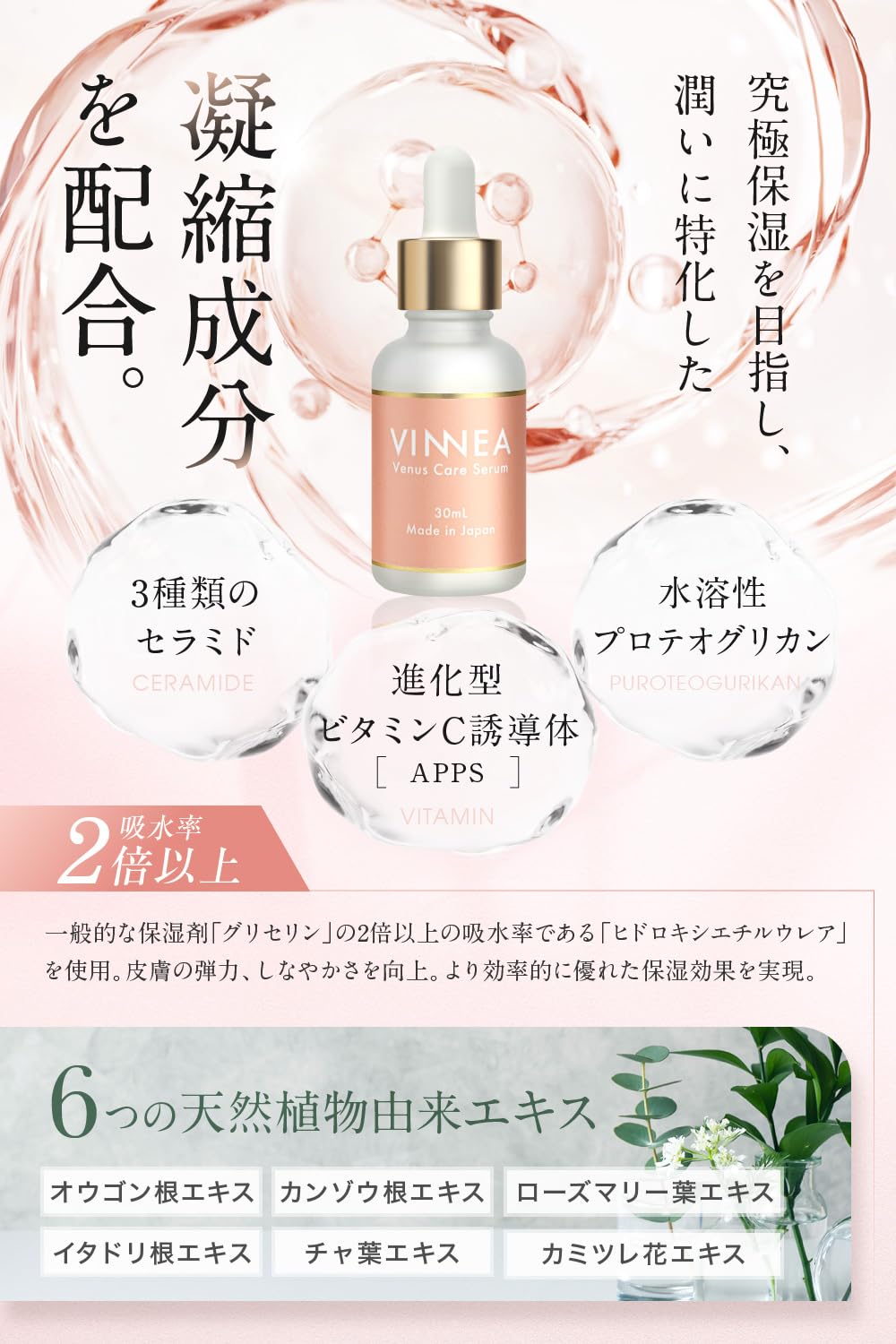 Amazon.co.jp: VINNEA (ヴィネア) 美容液 ヒト幹細胞 レチノール