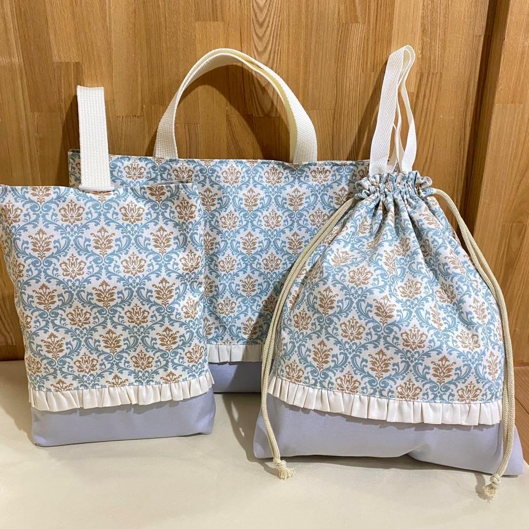 入園入学セットオーダー花柄女の子ハンドメイドレッスンバック