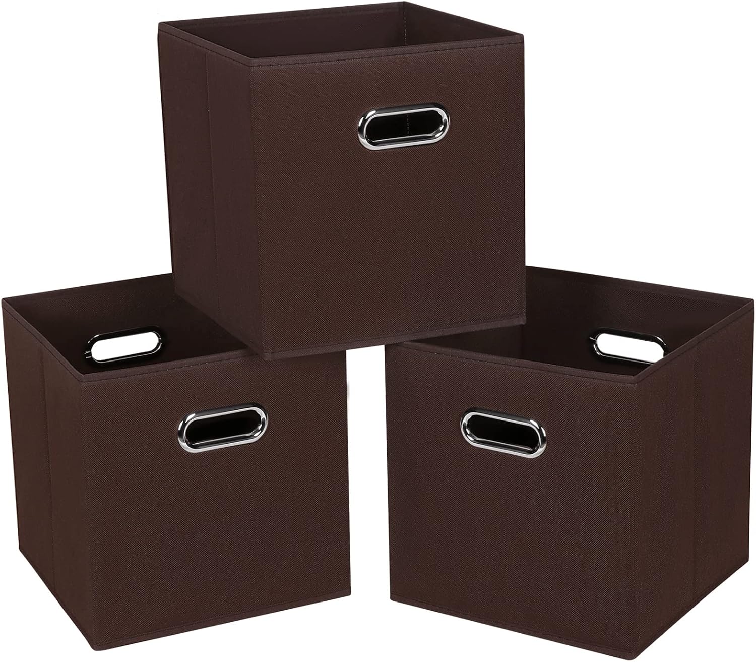 SEVENDOME Fabric Cloth Storage Bins,Fabric Cube Bins