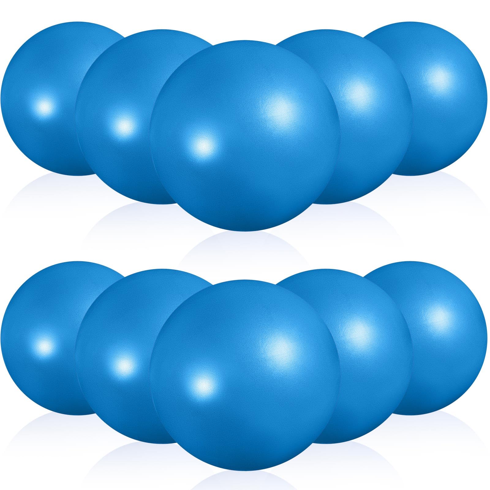 Aoriher 10 Pcs Small Pilates Ball Bulk 9 Inch Mini Yoga Ball