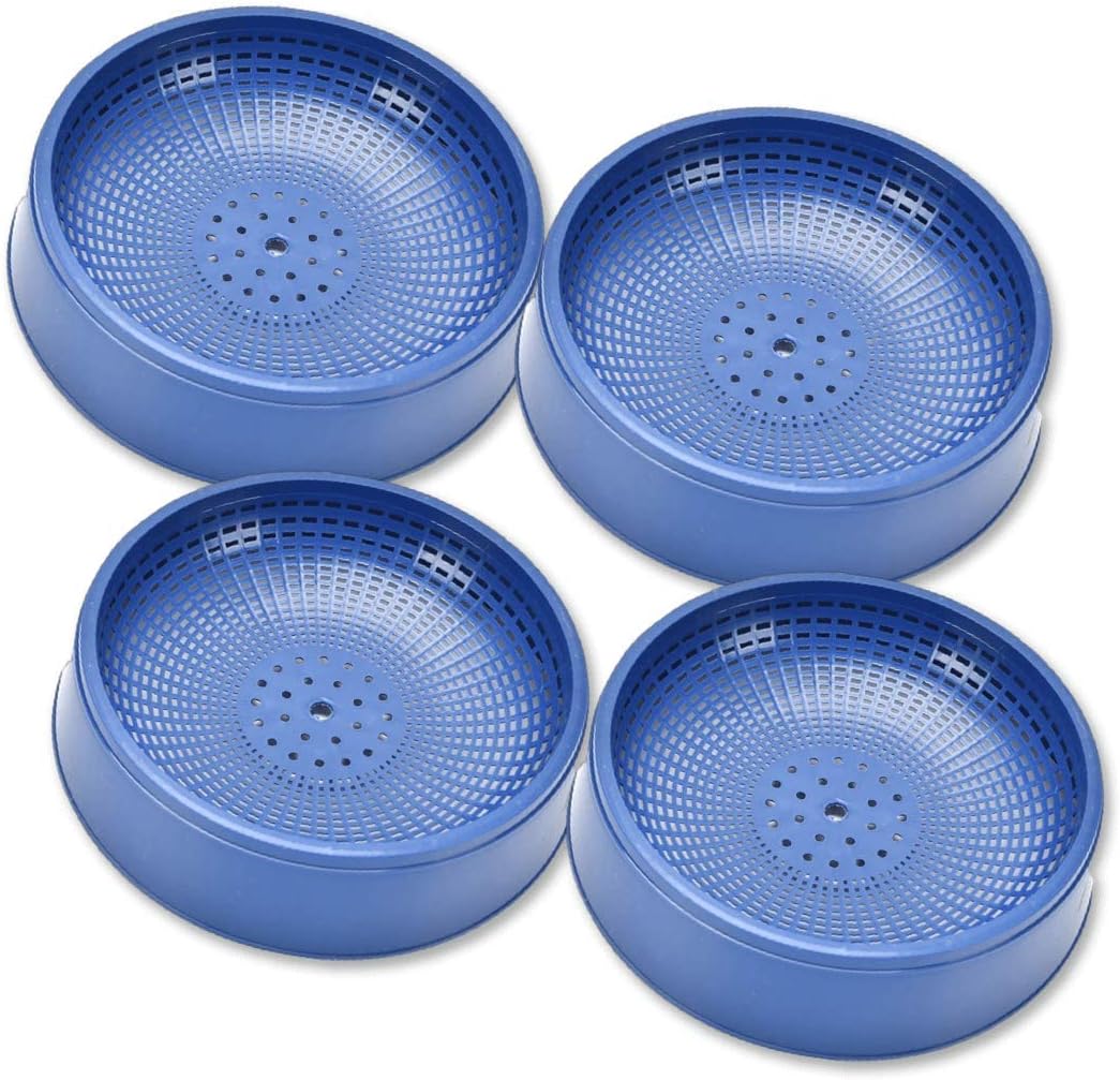 Plastic Bird Nest for Pigeons, Quails, and Small Birds (4-Pack)