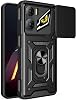 Compatible con ZTE Nubia Neo3 5G, funda con cubierta deslizable para lente de cámara, compatible con ZTE Nubia Neo 3 5G Z2464N, funda negra 1