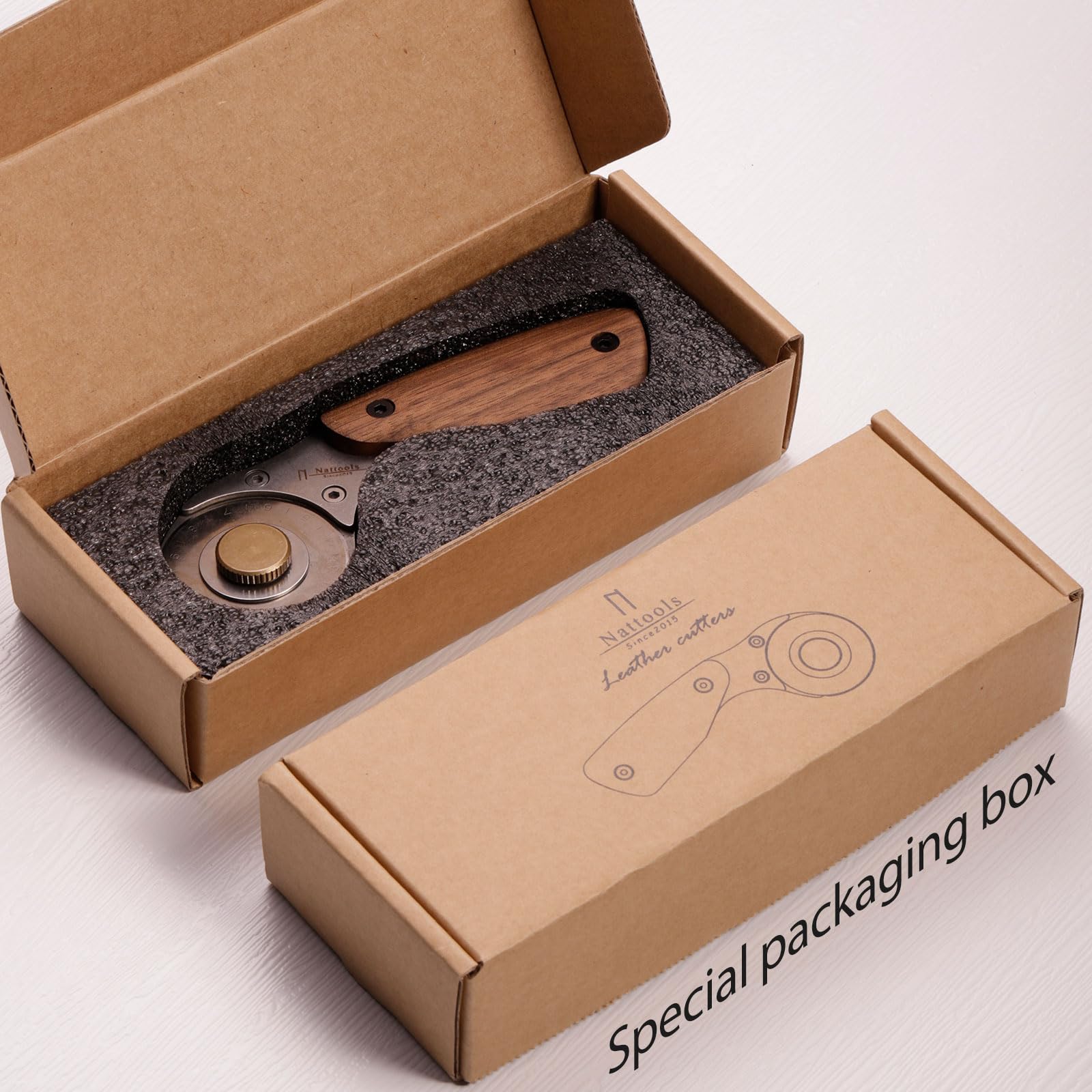 45 mm Rollschneider mit 8 geraden Linien, Haltepunkten, Wellenmustern, Ersatzklingen, schwere automatische Stoffschere, Kreisschneider zum Nähen, Quilten, Bastelwerkzeug