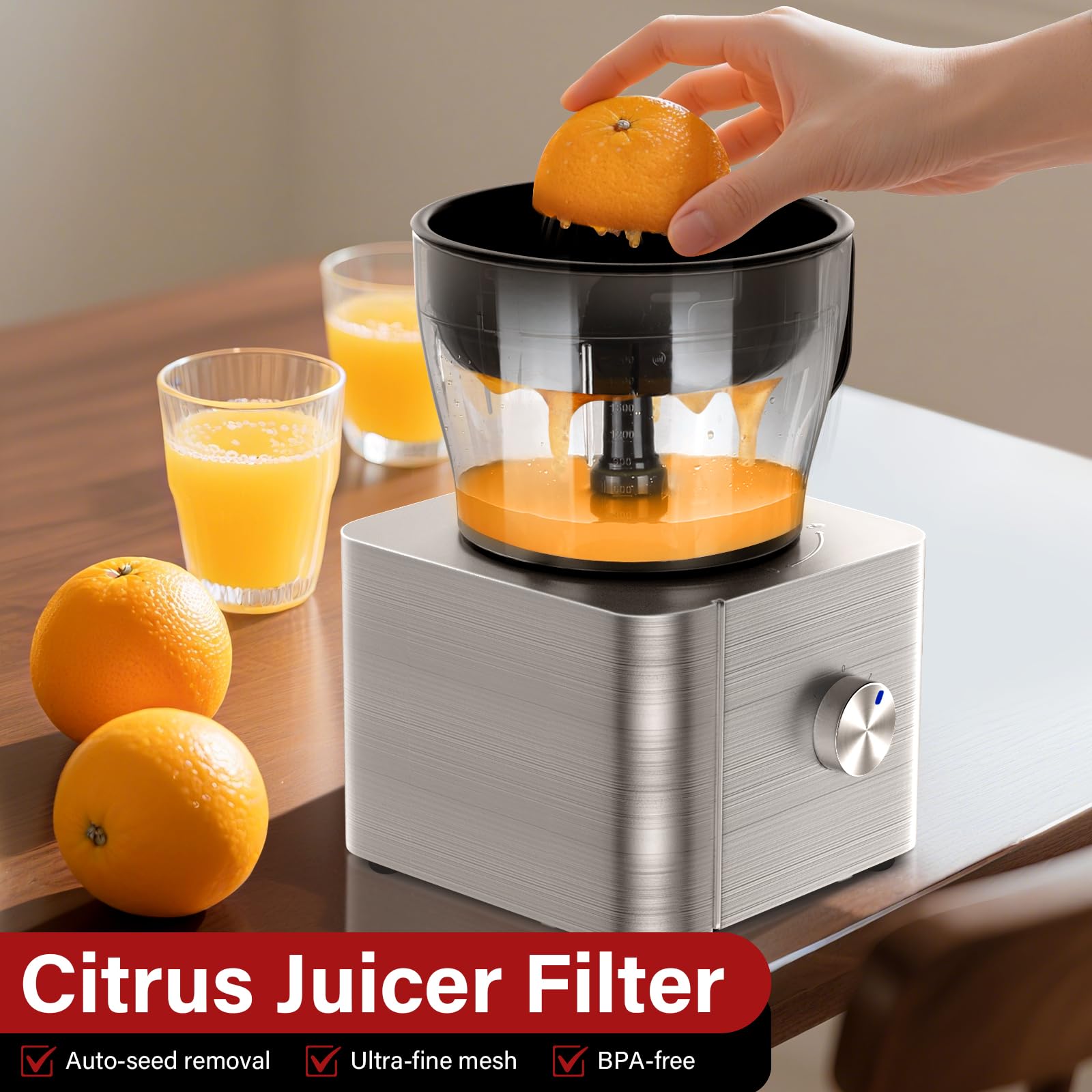 SNDOAS Robot Cuisine Multifonctions, 1100 W Robot Culinaire, Bol Mélangeur 3.2 L, Hachoir Multifonction, Mixeur 1.5 L, Moulin à café, Argent