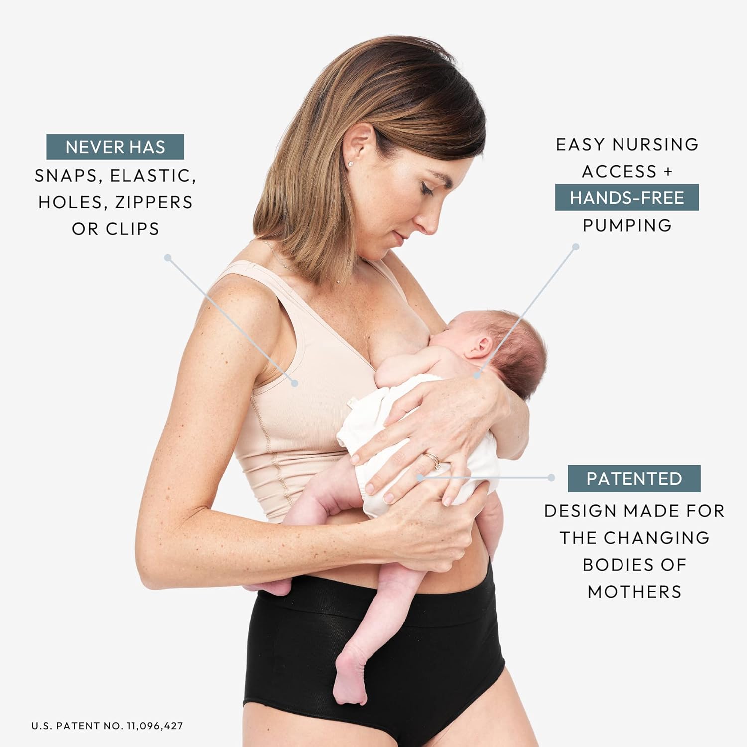 Sand and Black Pumping Bra - XL - Image 2