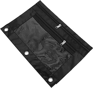 GATHINESS Pasta Com Zíper Bolsa De Lápis Bolsas De Lápis Porta-Lápis Tapa-Olho Máscara De Olho Tecido Oxford Bolsa De Arquivo Com Zíper Suprimentos Para Fichário Bolsos Blinder Bolsas Para