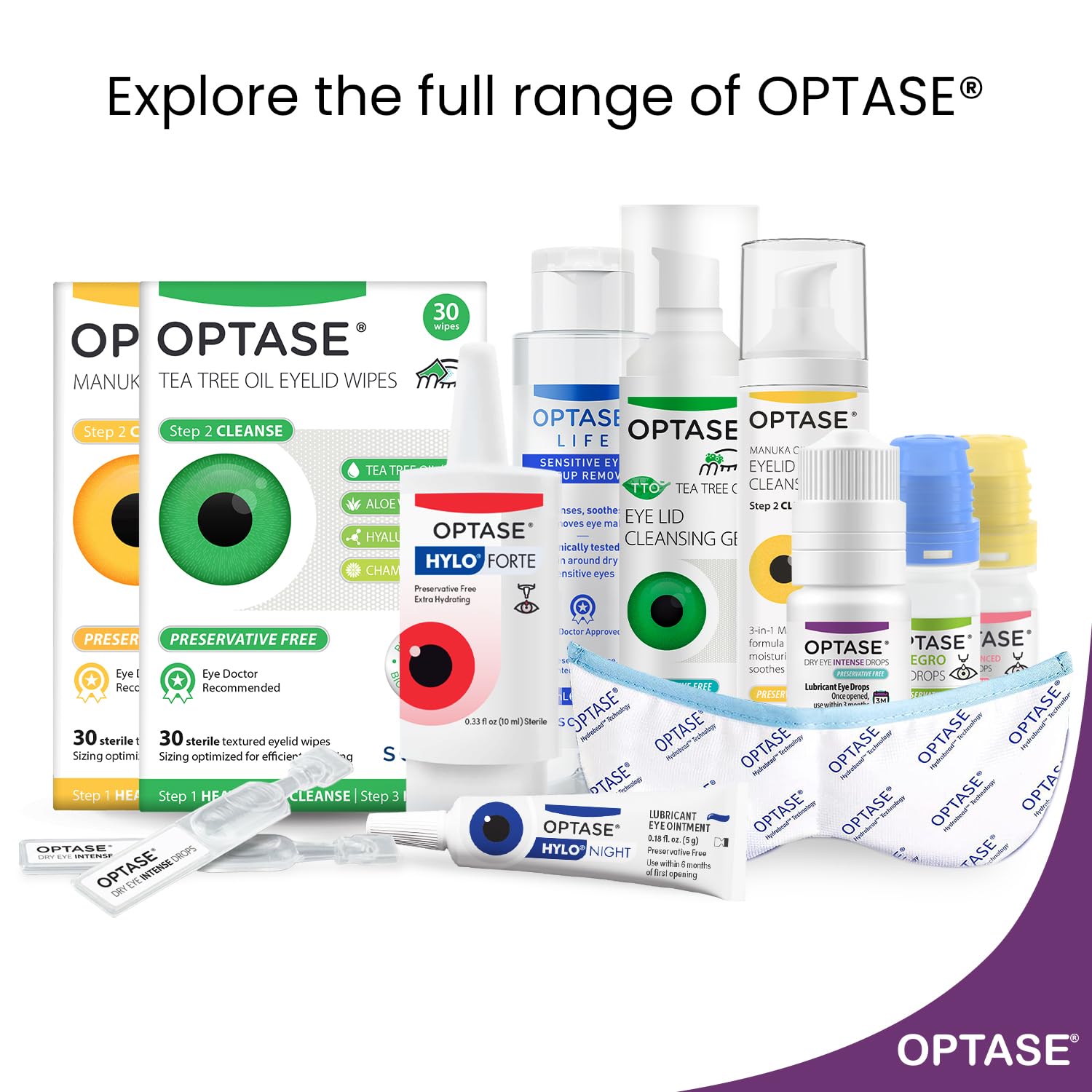OPTASE Dry Eye Intense Drops - Preservative Free Eye Drops - Multidose Bottle - Step 3 Hydrate - .33 fl oz, 300 Doses — Amazon image 8