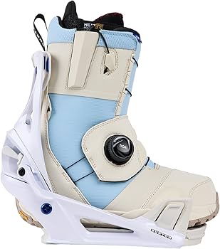 スノーボード Burton step on ion / genesis Burton Men's Step On Genesis Re:Flex Snowboard Bindings, White, L