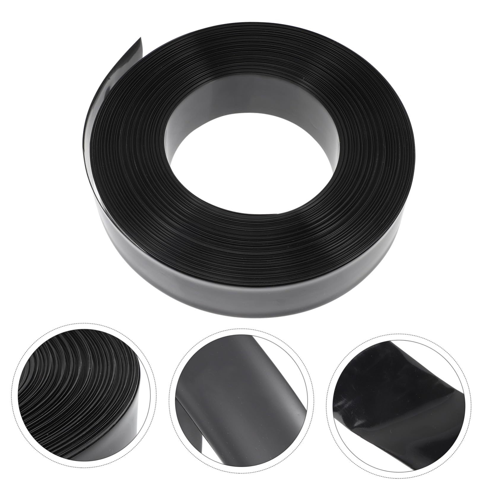 MAGICLULU Guaina Termorestringente Industriale PVC Nero per Isolamento Sigillatura e Protezione Cavi Elettrici Tubo Termorestringente Adesivo per Collegamenti Sicuri in Elettronica e
