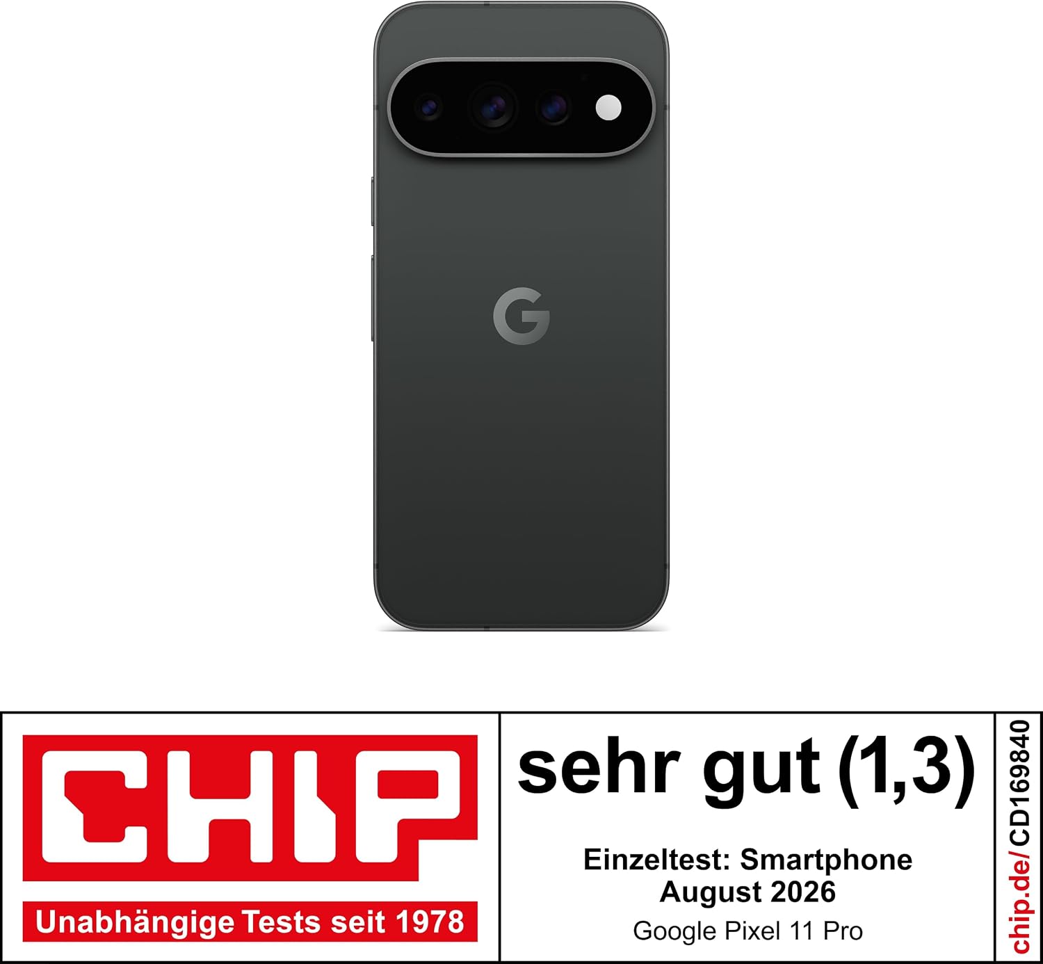 Google Pixel 11 Pro – Smartphone ohne SIM-Lock - Obsidian, 256GB - Détails et caractéristiques