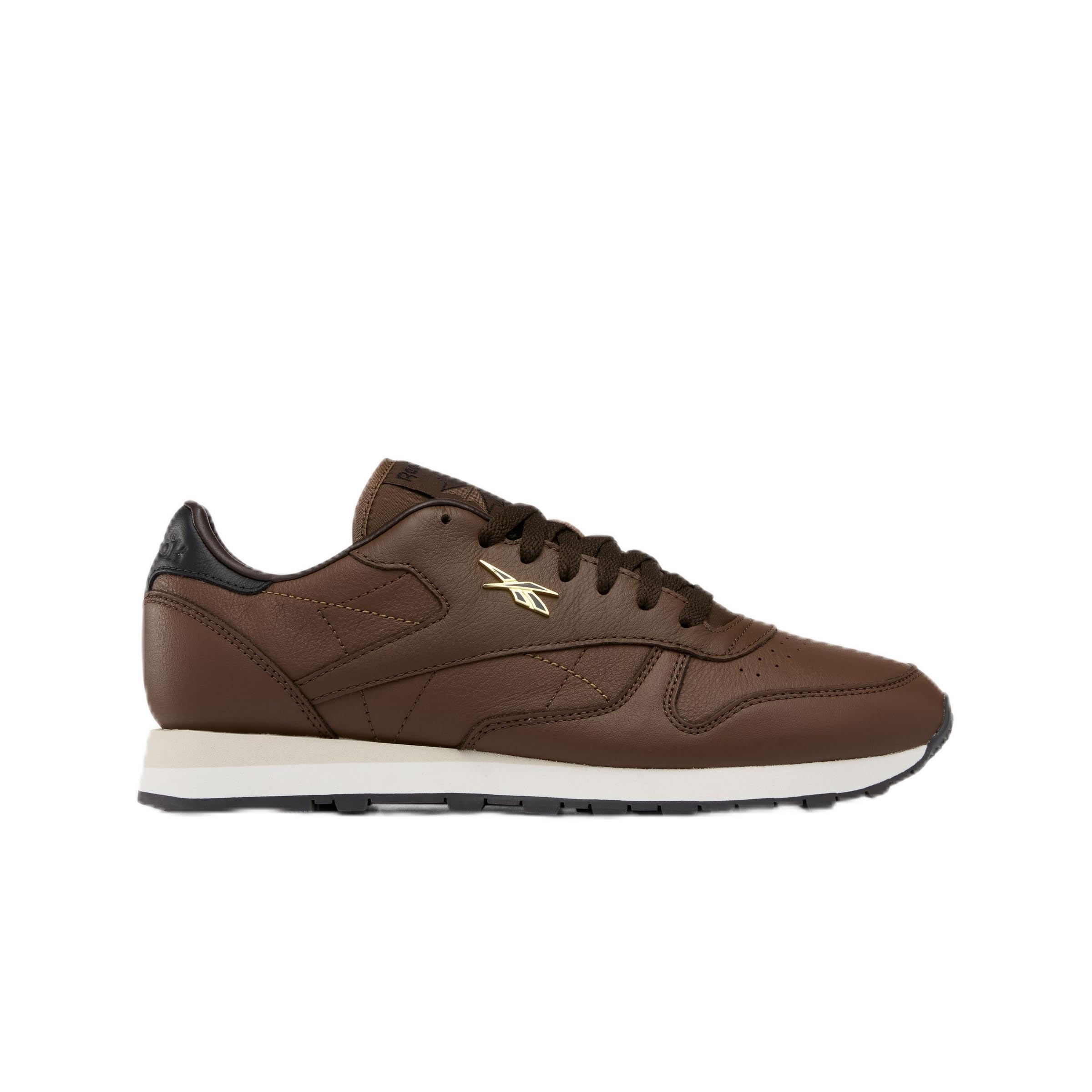 Reebok Unisex Classic Leather Trainers, Simplebrownn/Chalk/Washblack, 47 EU