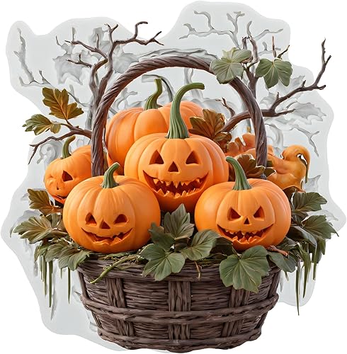 Miniatura 17 de Molde de silicona con calavera de Halloween, moldes de chocolate para decoración de pasteles, decoración de cupcakes, pasta de goma de arcilla de