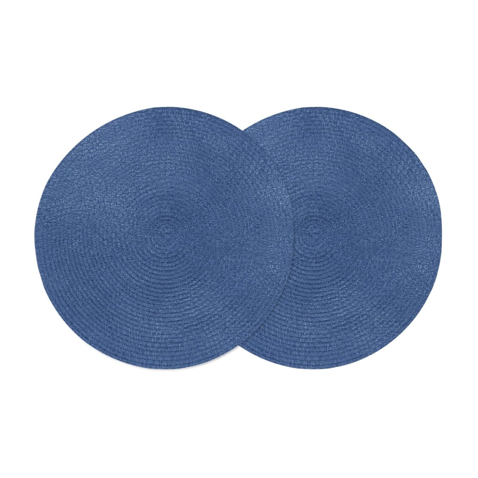 Luvafey One Color 2Pc Round Minimalist Dining Table Placemats