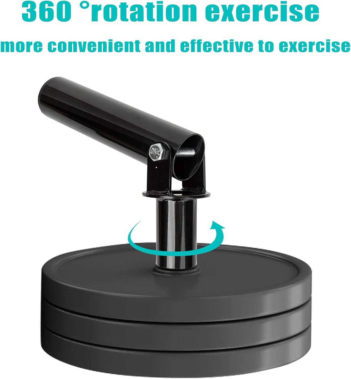 DNC T-bar Row Platform Post Insert Landmine Attachment - Full 360° Swivel for Easy Use in Small Spaces : Sports & Outdoors