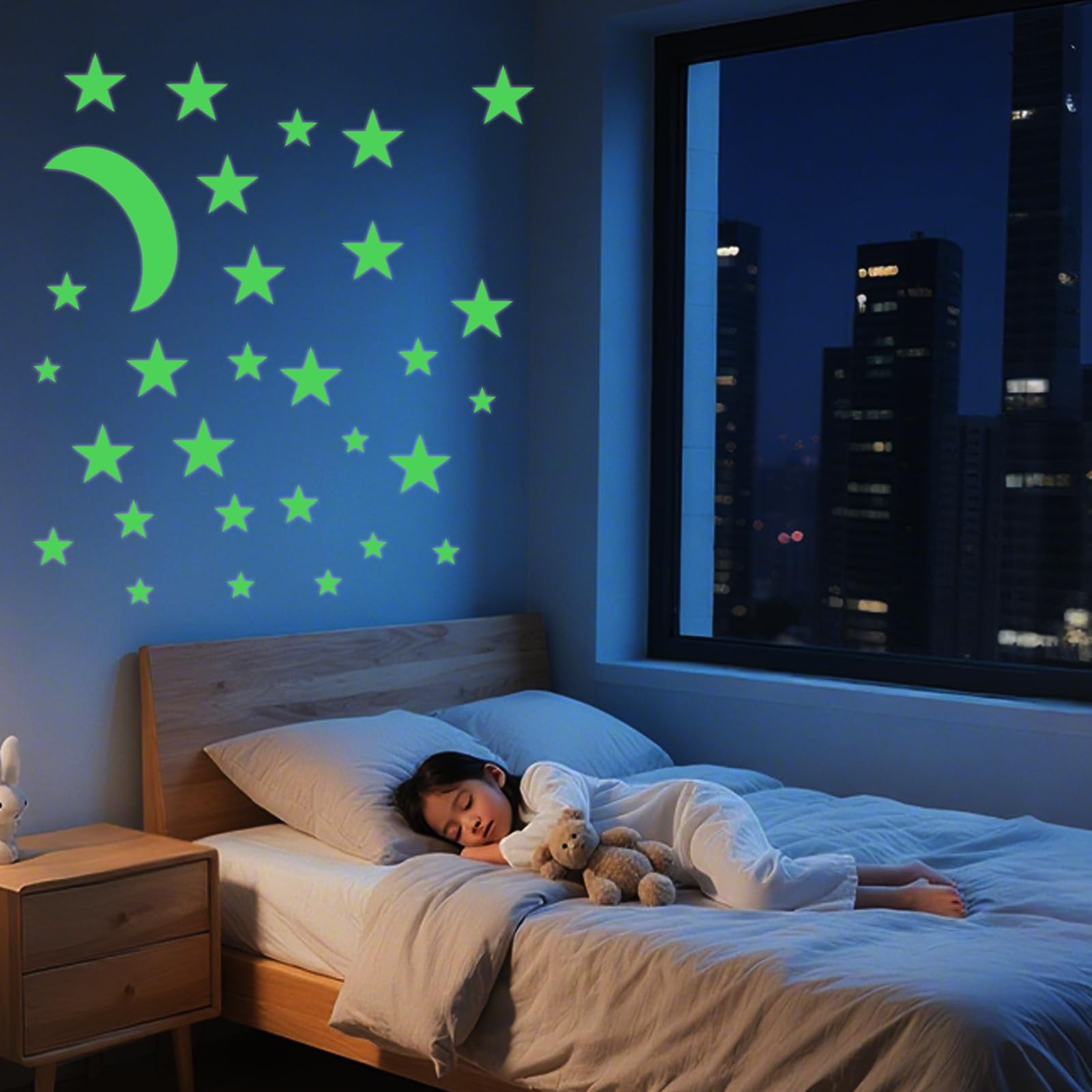 Set Adesivi Murali Glow In The Dark – Stelle, Pianeti E Astronauti Luminosi – Decorazione Cameretta Bambini