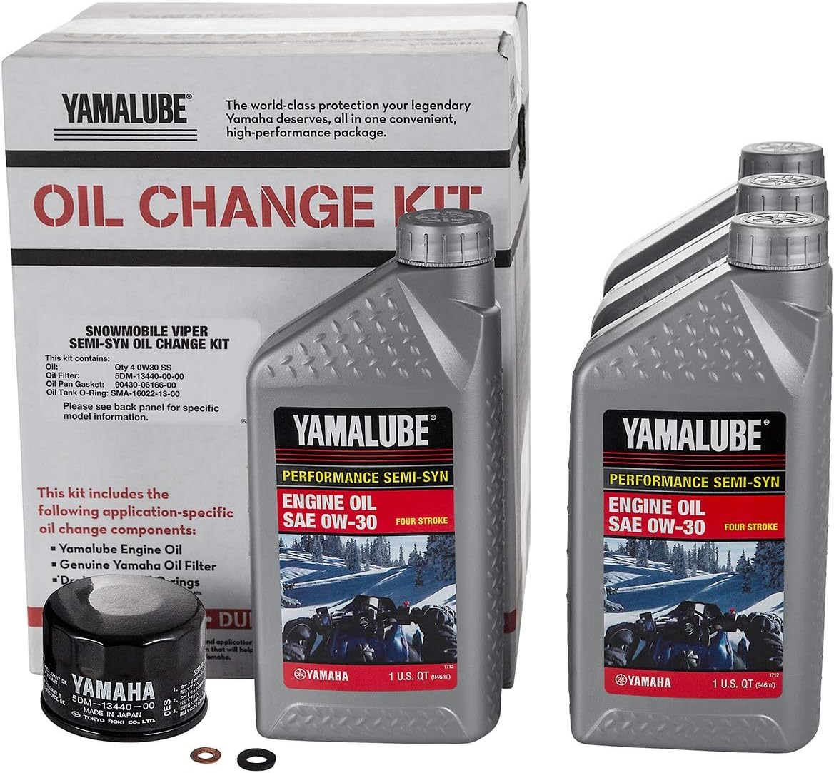Yamaha Sidewinder/SR Viper SemiSynthetic Oil Change Kit