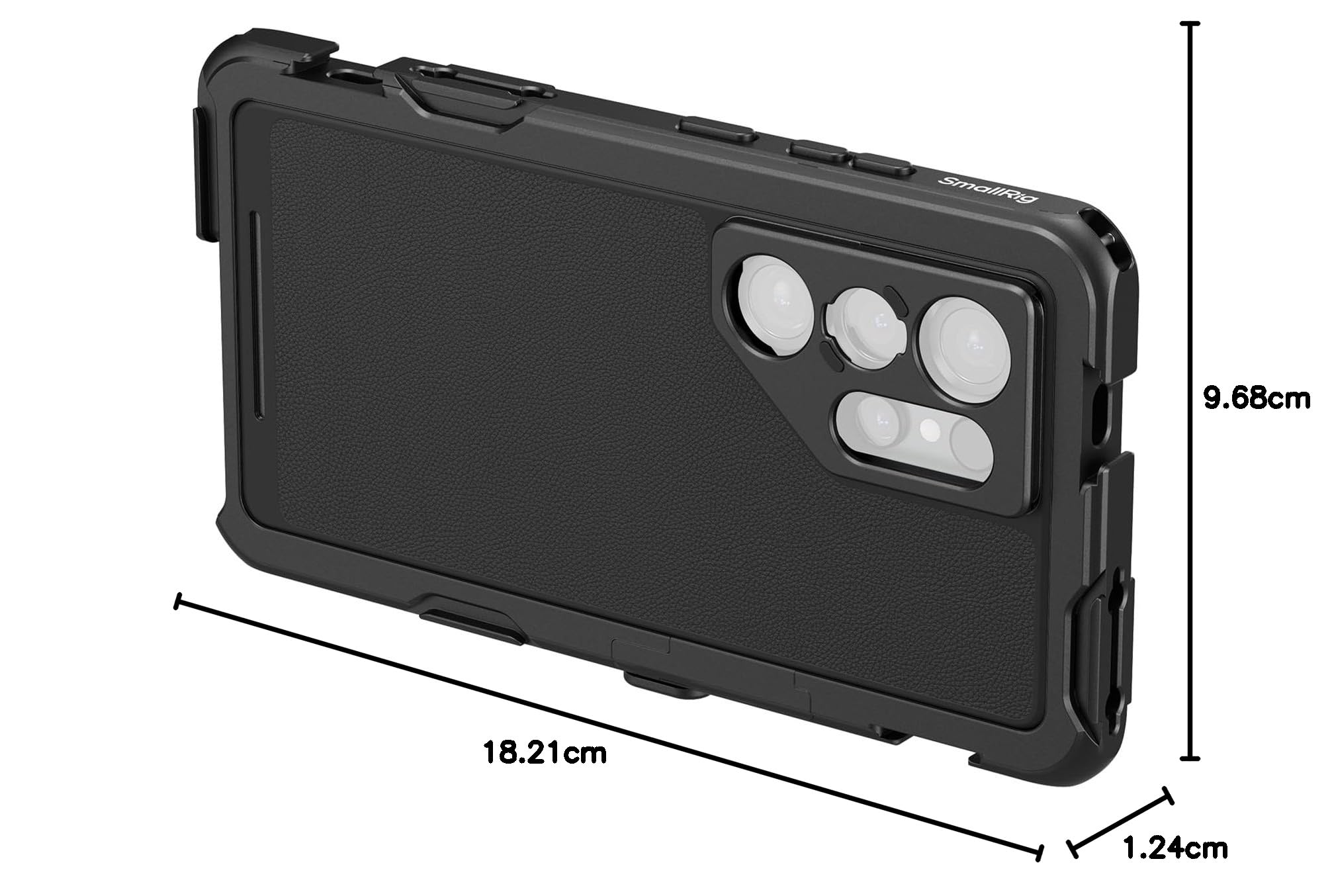 SMALLRIG S25 Ultra Cage Kit für Samsung Aluminiumkäfig mit 67-mm-Magnetfilteradapter, Schnellverschluss, Smartphone-Video-Rig für Vlogging und Live-Streaming -5254