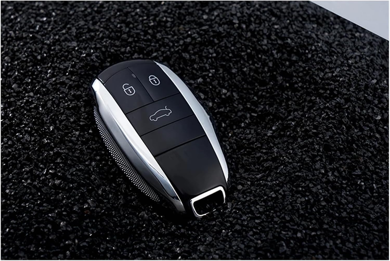 Smart Remote Control Keyless Start Key Cover Case Shell Compatible with Bentley Bentayga 2017-2021 2AHMV-YK1 3 Button