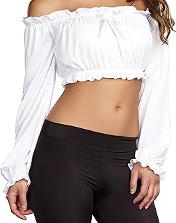 Dreamgirl - Accesorio para disfraz de mujer, ombliguera fruncida