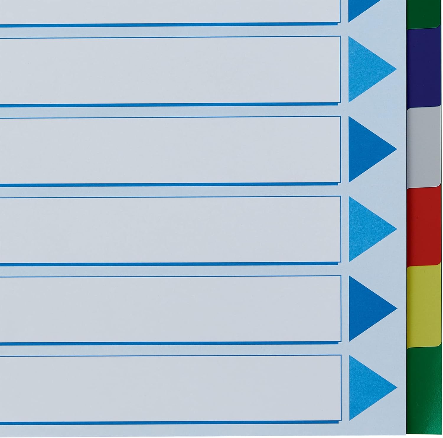 Esselte 15267 A4 Maxi PP 10 Tabs Divider - Multi-Colour