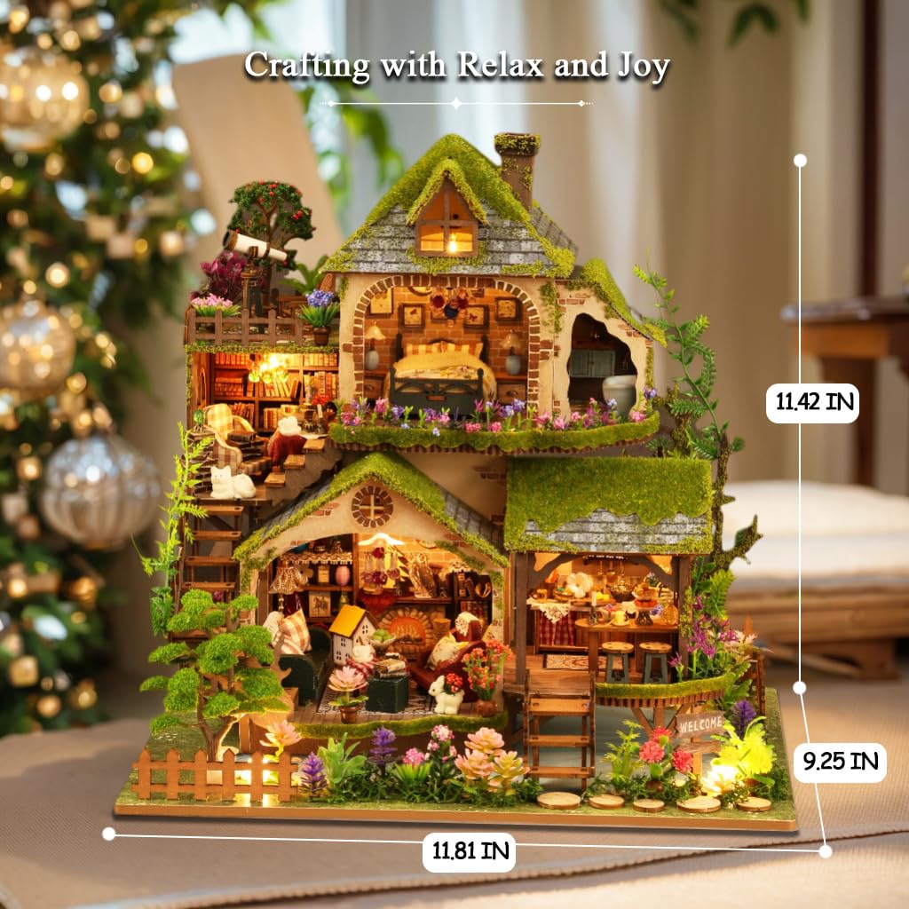 ドールハウス　ハンドメイド1/12 NO.85　✩Christmas✩ Amazon.com: RHZN Miniature House Kit, Dollhouse Kit, Miniature Kit