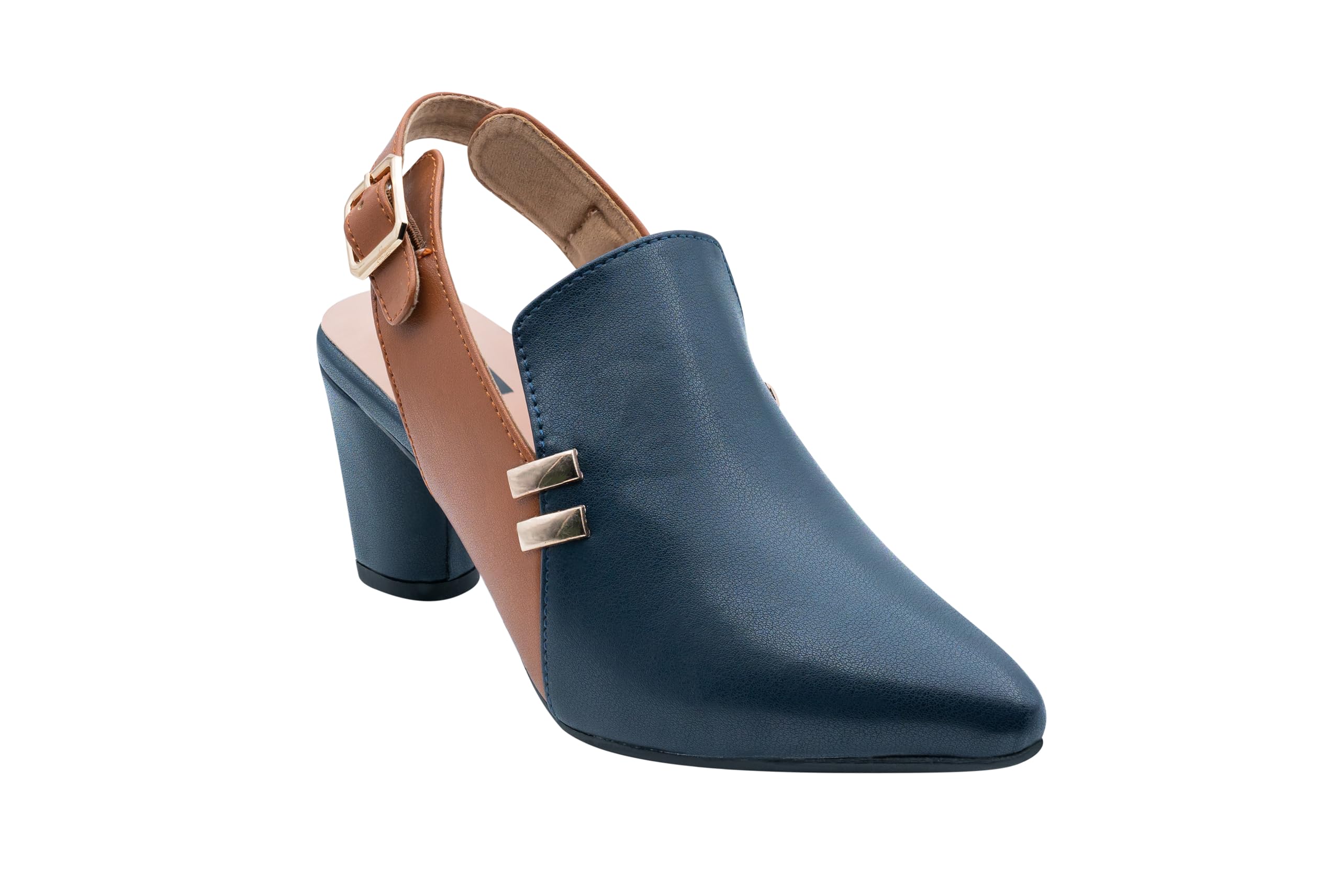 SHOENEEDS Womens Stylish Blue Ballet Block Heels | Perfect Blend of Comfort and Style - Blue, 4UK (B0D5YQ8P6S) Amazon Price History, Amazon Price Tracker