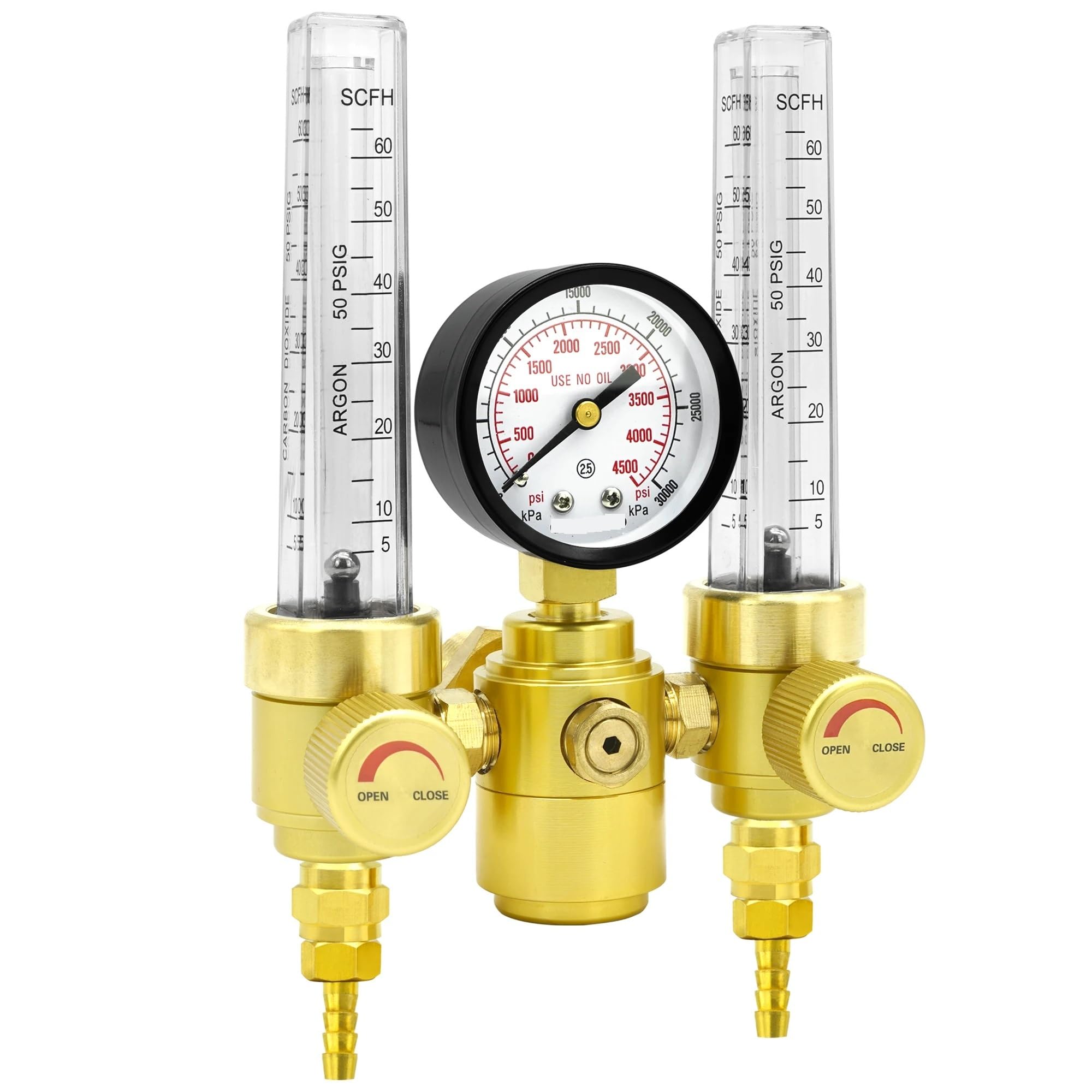 AR-120SY CO2 Pressure reducing Meter,Flow,Gas Reducer, Cylinder Valve,Electric Heating(G5 8 External Teeth)