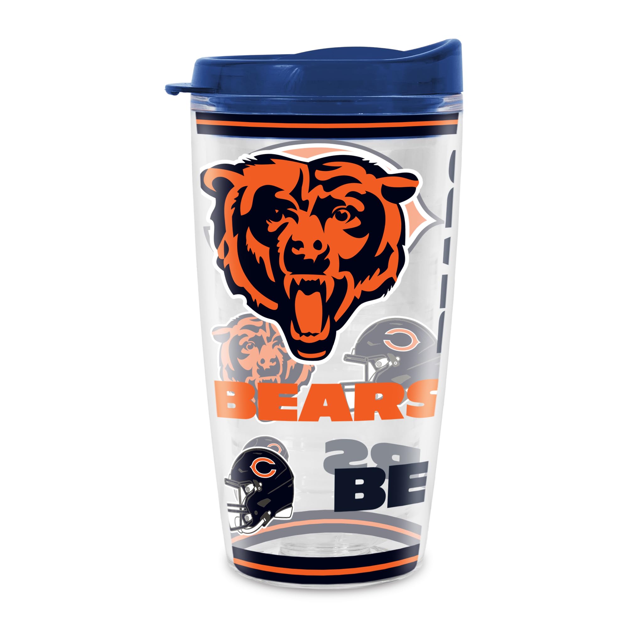 Rico Industries NFL Football Double Wall Mayhem 16oz Tritan Tumbler W Lid