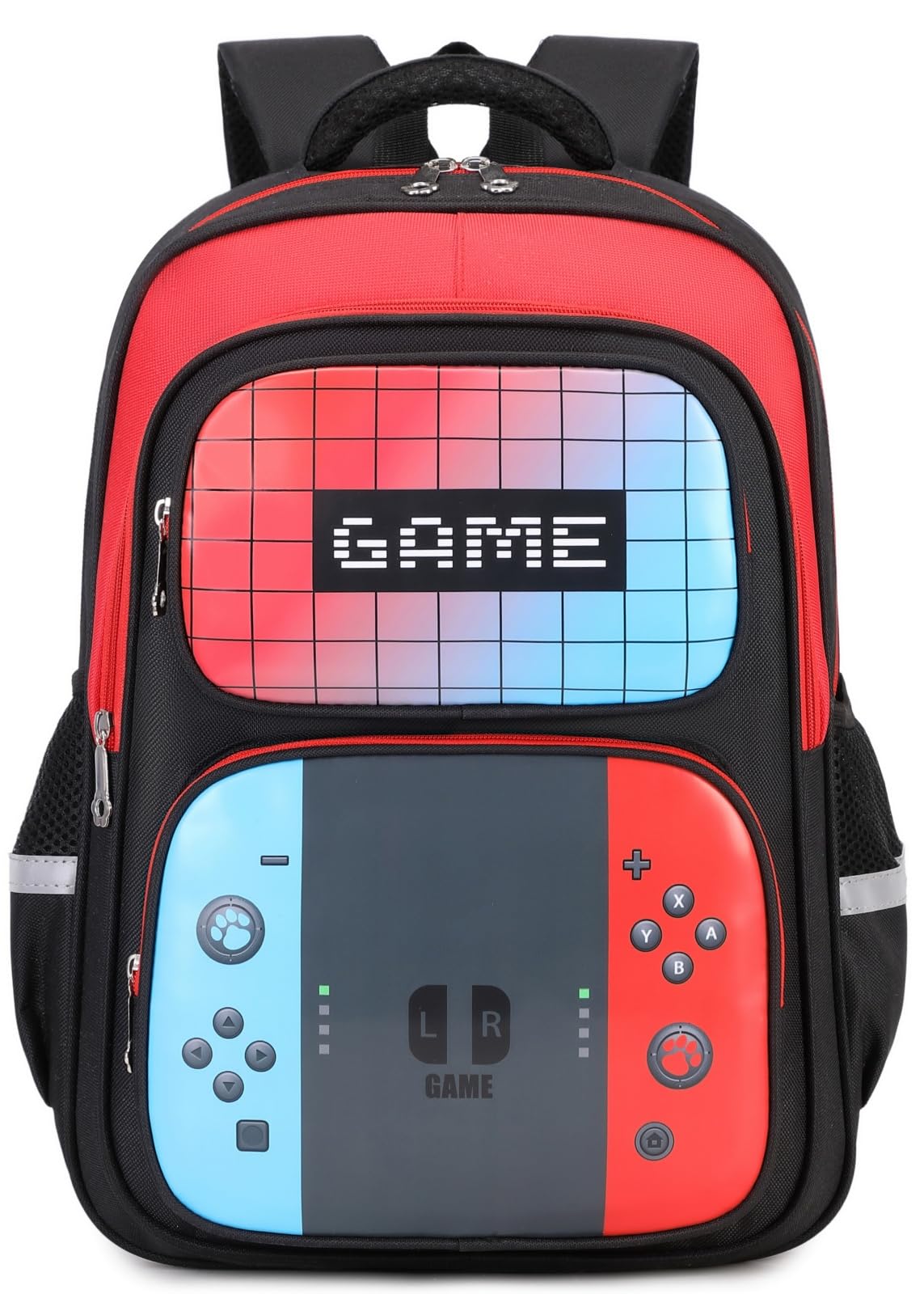 Dsoplvn Boys Backpack 3d Cartoon GameBag for Children Teens School Backpacks for Waterproof Kids Backpack 17″Travel Backpacks (GAME)