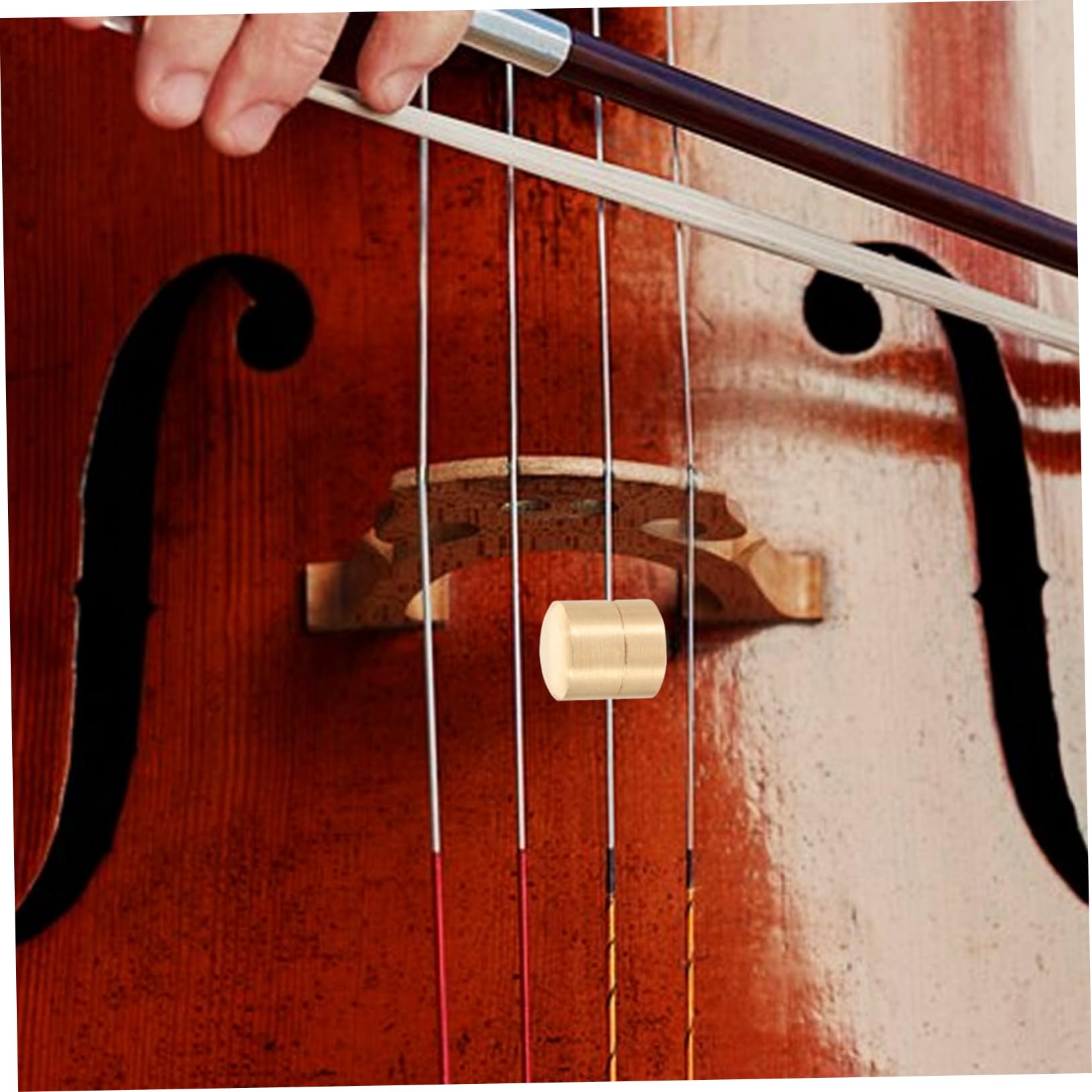 ERINGOGO String Cello String Mute Sturdy Cello Muffler for Noise Reduction Easy to Use for Practice and Performance