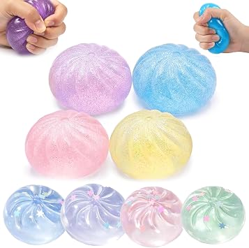 8 Pack Mini Dumpling Squishy Mystery Dumplings Squishy For Desk Office Travel Calm