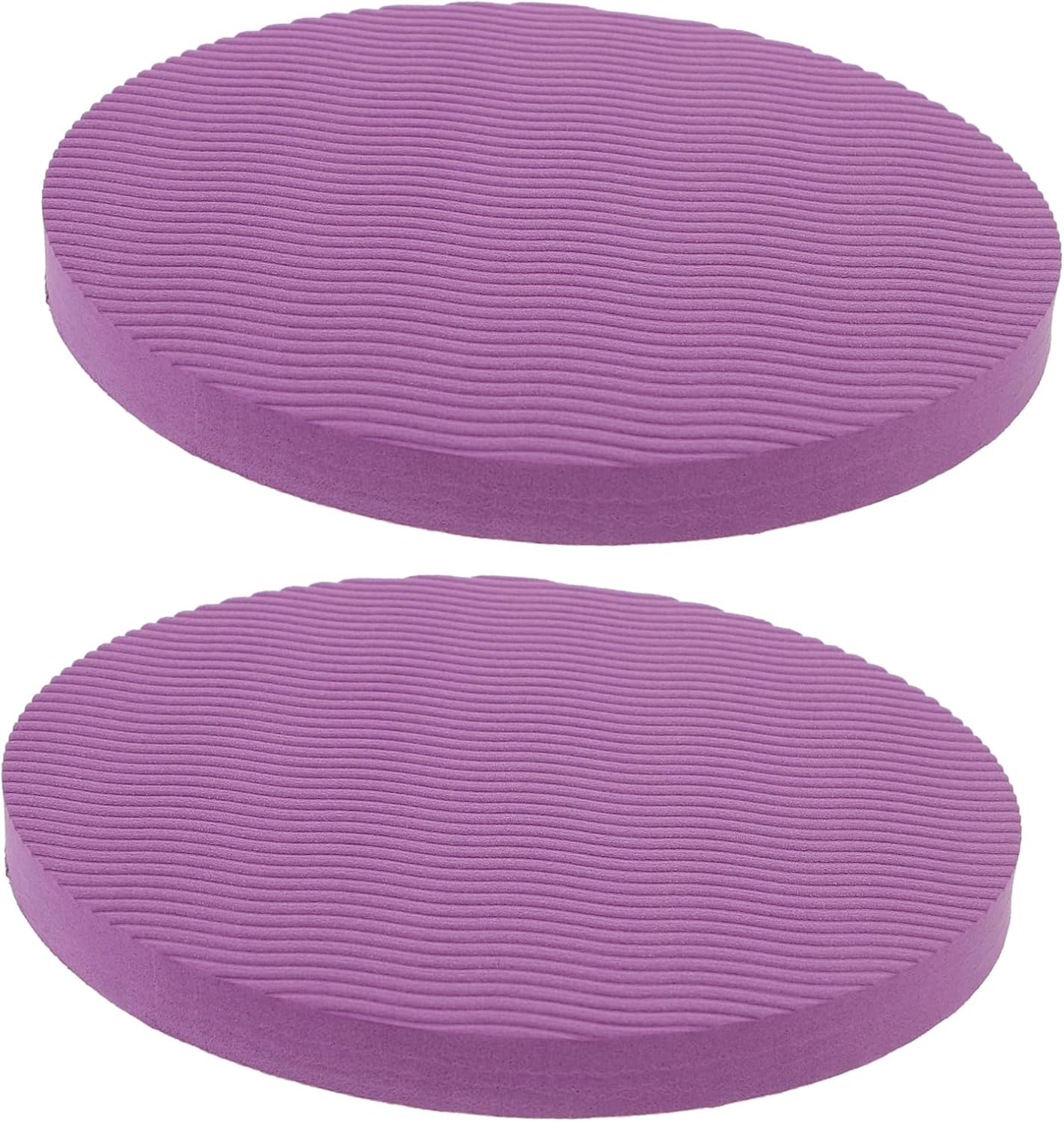 1 Pair Non Slip Yoga Knee Cushion Pads Portable Protective Cushion for Fitness Yoga Deep Purple Compact Design for Comfortable Support During Kneeling Exercise