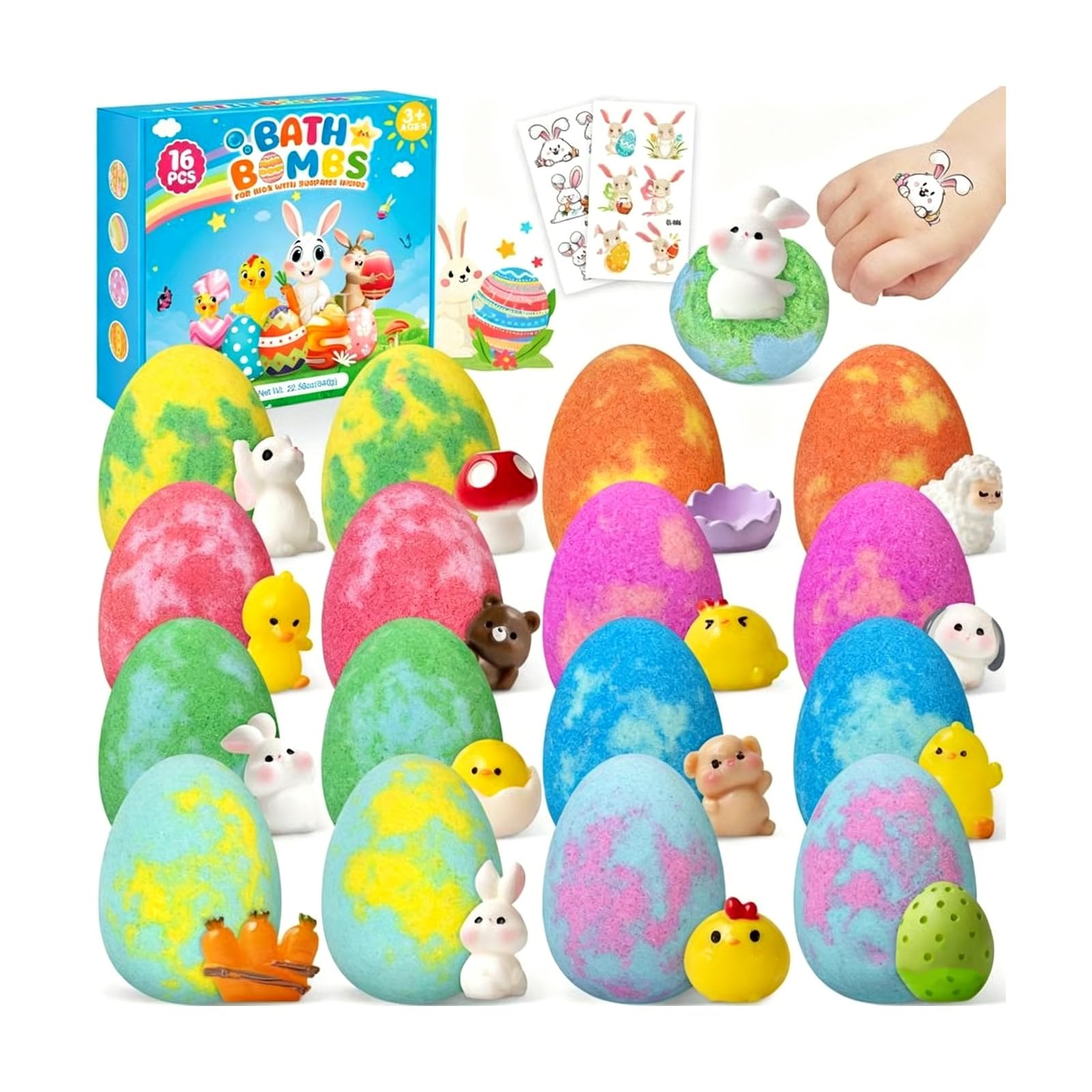 Tsophreniq Kids Bath Bubble Bombs Reveal a Surprise Inside Produces Foam and Nice Smell for Peaceful Bath Time Bubble Soak Dolls for Kids