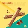 Toblerone Barre au Chocolat au Lait Suisse Miel Nougat et Amandes - Familial Format - Pack of 20 Barres (100 g)