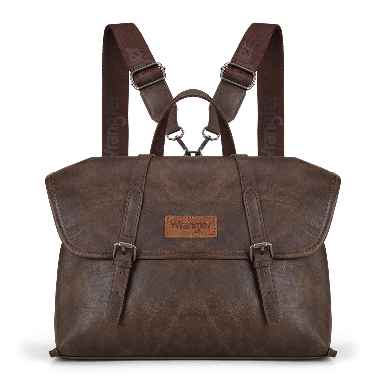 Montana West Wrangler Backpack Purse for Women Medium Convertible Crossbody Bags Top-handle Handbags for Business/Travel/Office