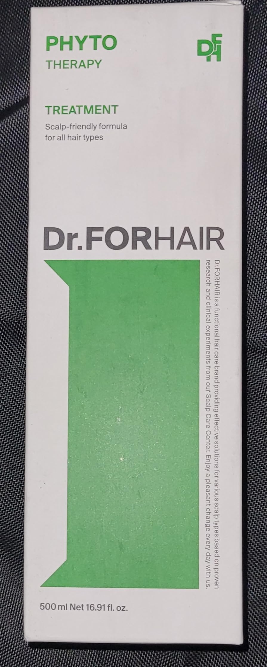 Dr.FORHAIR Folligen Phyto Therapy Treatment 500 ml/16.91 fl. oz. | Plant-based care | Scalp pH Balancing | Nourishes and Softens