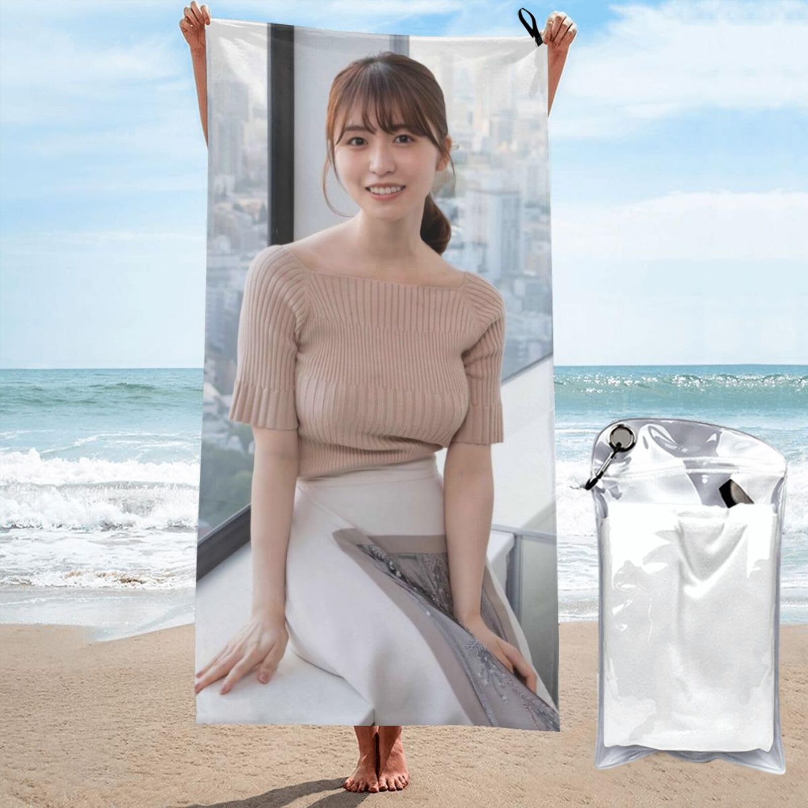 長濱ねる タオルとブックカバーセット Amazon｜長濱ねる2 タオルにはボタン掛けのリボンが付いていて、旅行