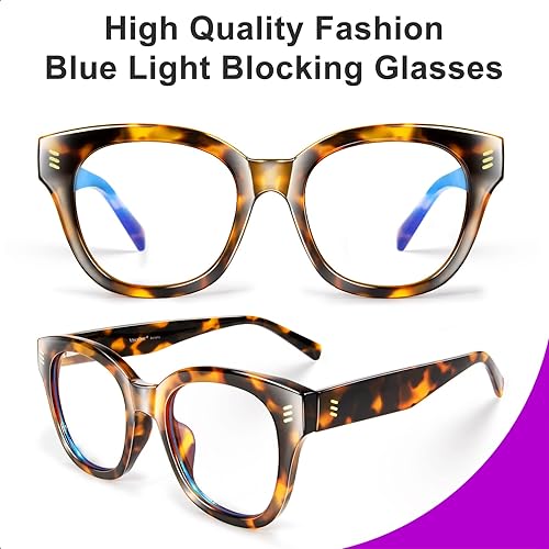 Miniatura 4 de VISOONE Lentes de bloqueo de luz azul con antideslumbramiento de computadora para juegos, lectura, mujeres y hombres, multicolor