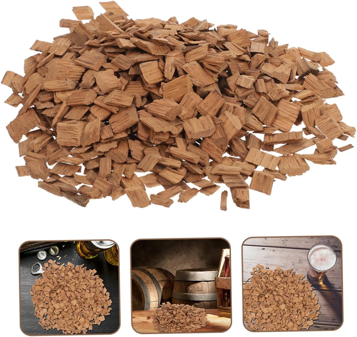 KICHOUSE French Oak Chips for Home Brewing Enhancing Red Wine Aroma for Diy Wine Making Supplies Reusable Aging Accessory