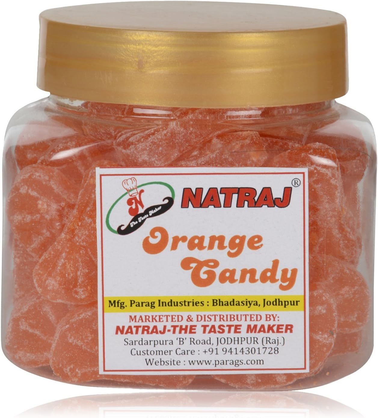 Natraj Orange Candy - 200 grams