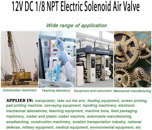 Miniatura 10 de AOPANDA 14inch DC 24V 2 manera normalmente cerrada válvula de aire electromagnética eléctrica, acero inoxidable 14 NPT