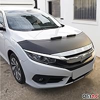 Vista 9 de OMAC Máscara de Capó para Coche Honda Civic 2006-2011 Negra 1 Pza