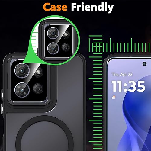 Miniatura 6 de LYWHL Protector de pantalla para Motorola Moto G Power 5G (2025), paquete de 3 protectores de pantalla de vidrio templado de dureza 9H HD + 2