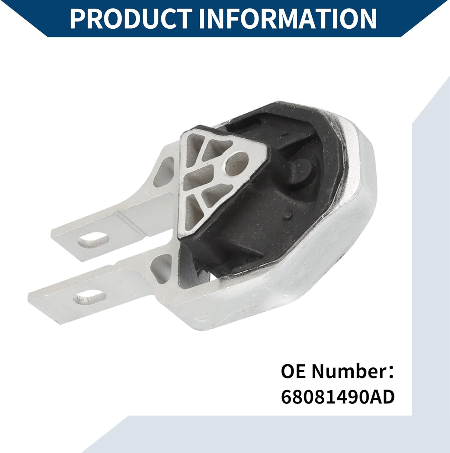 No.68081490AD Engine Motor Mount for Dodge Dart 2.0L 2.4L 2012-2016 / Rear Engine Mounting/Vibration Isolation / 1 Pcs